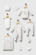 Coffret de naissance Bebelinna arc-en-ciel blanc