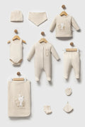 Coffret de naissance Bebelinna lapins crème