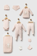 Coffret de naissance Bebelinna lapins rose