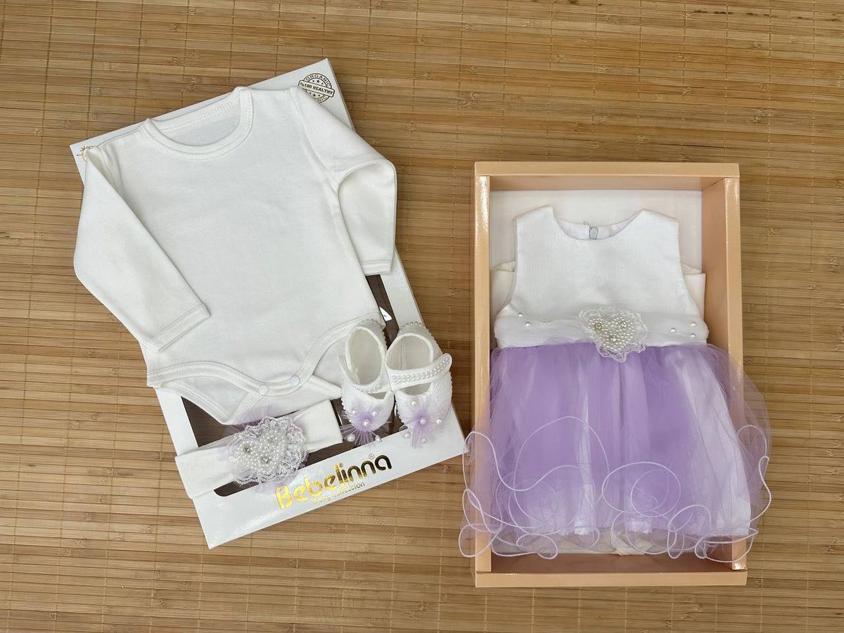 Coffret robe Bebelinna Lilas