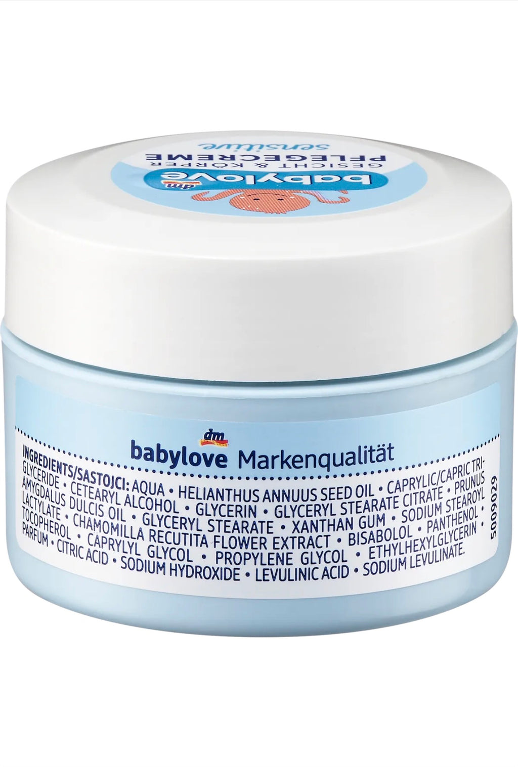 Crème hydratante bébé visage et corps sensitive – 75 ml
