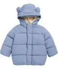 Doudoune bébé bleu clair devant