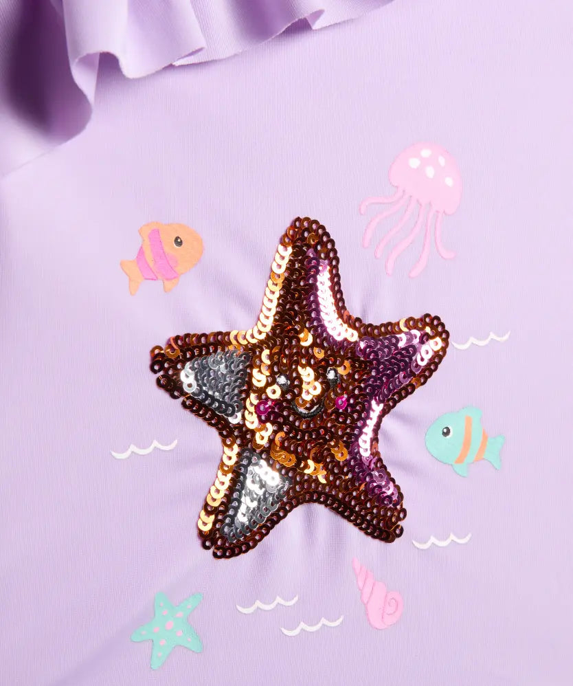 Maillot de bain fille étoile de mer – 2 à 8 ans
