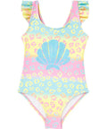 Maillot de bain fille coquillage multicolore – 18 à 24 mois
